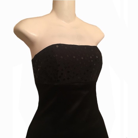 Bianca Nero Special Occasion Satin Prom Dress Gown - Picture 2 of 7